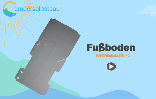 Der fertig isolierte Fußboden - 