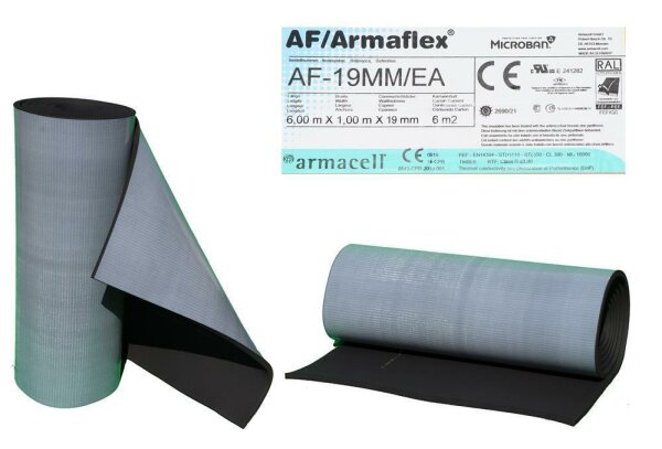 Armaflex AF19mm 6 m Rolle Dämmmaterial.