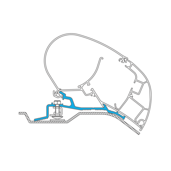Dometic PerfectRoof Markise-Adapter für Ducato/Jumper/Boxer 018 (H2)