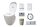 Clesana C1 wasserlose Toilette versch. Sockel