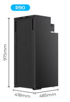 PrimaCamp R90 - 92,9 L Kompressor-Kühlschrank