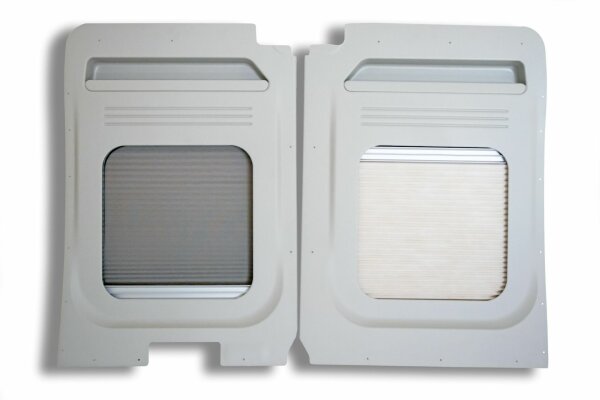 Remis Doppelrollo Kunststoffverkleidung Hecktür Fahrerseite