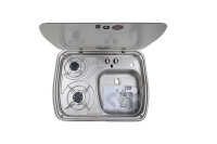 Plan de travail 1070mm pour cuisine avec réchaud à gaz et évier Dometic