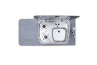 Plan de travail 1448mm pour cuisine avec réchaud à gaz et évier Dometic