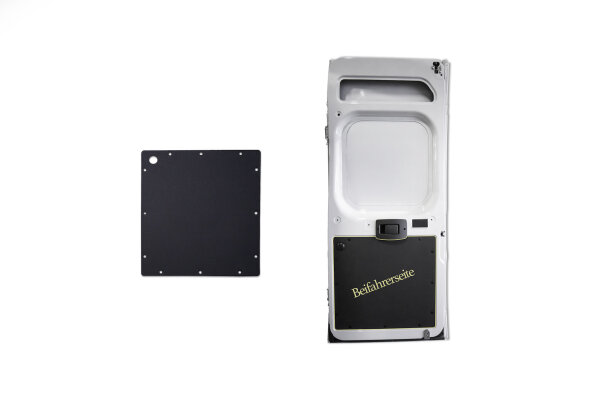 Verkleidung Hecktür unten schwarz orig. Beifahrerseite - Ducato/Boxer/Jumper/Movano