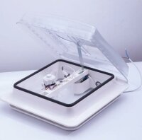 PrimeVan Dachhaube 280x280 mit Ventilator Transparent