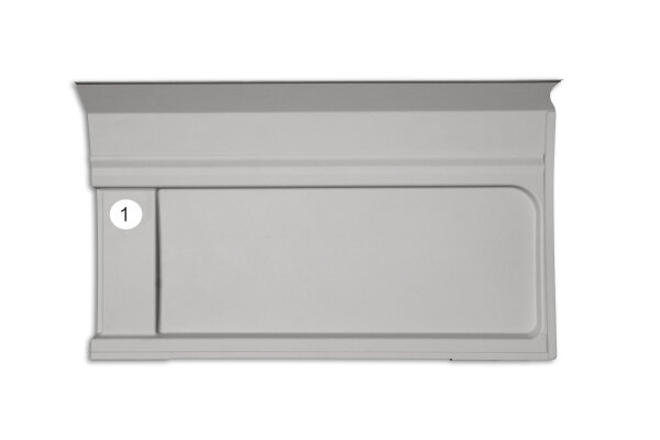 Kunststoffverkleidung: Heck (BF) ohne Fenster (1) Fiat Ducato, Jumper, Boxer,Opel Movano