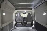 Kunststoffverkleidung: Schiebetür (BF) mit Fensterausschnitt (14a) Fiat Ducato, Jumper, Boxer,Opel Movano