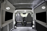 Kunststoffverkleidung hinter Fahrersitz (F) (7a) mit Fensterausschnitt – Ducato/Jumper/Boxer ab 2006, Movano C ab 2022