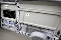 Kunststoffverkleidung: Schiebetür (BF) mit Fensterausschnitt (14a) H2/H3 Fiat Ducato, Jumper, Boxer,Opel Movano