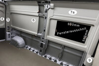 Kunststoffverkleidung: Heck ohne Fenster Fiat Ducato, Jumper, Boxer,Opel Movano