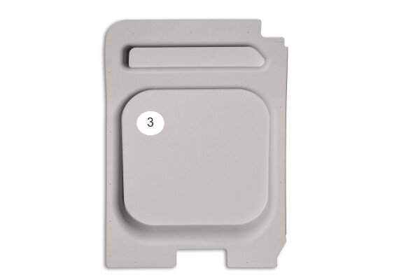 Kunststoffverkleidung: Hecktür (BF) (3) H2 ohne Fenster Fiat Ducato, Jumper, Boxer,Movano