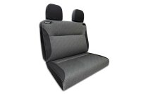 Captain Chair Polstersatz/Sitzpolster - schwarz meliert
