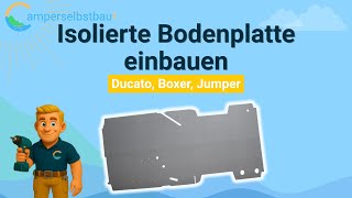 Isolierte Bodenplatte einbauen